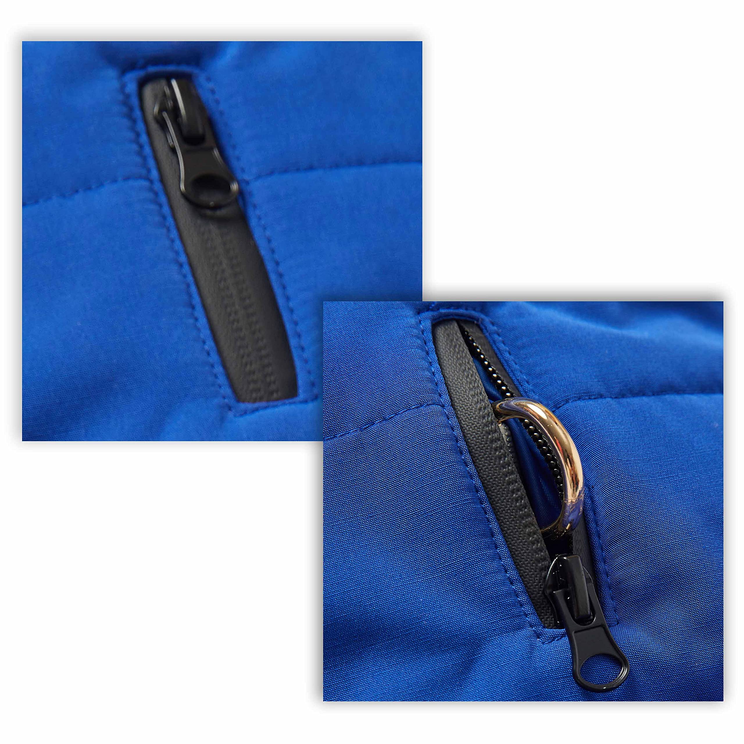 Manteau Blueberry Pet pour harnais, accès facile lors d’activités extérieures