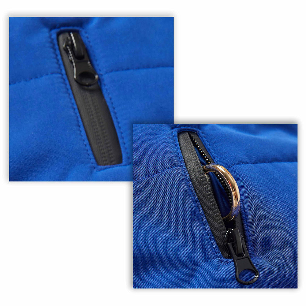 Manteau Blueberry Pet pour harnais, accès facile lors d’activités extérieures