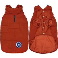 Manteau hiver quilté Blueberry Pet imperméable pour chien moyen, chaleur douce.