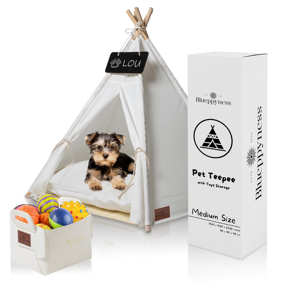 Blueppyness Tente-pour-animaux: espace confortable pour petits chiens et chats.