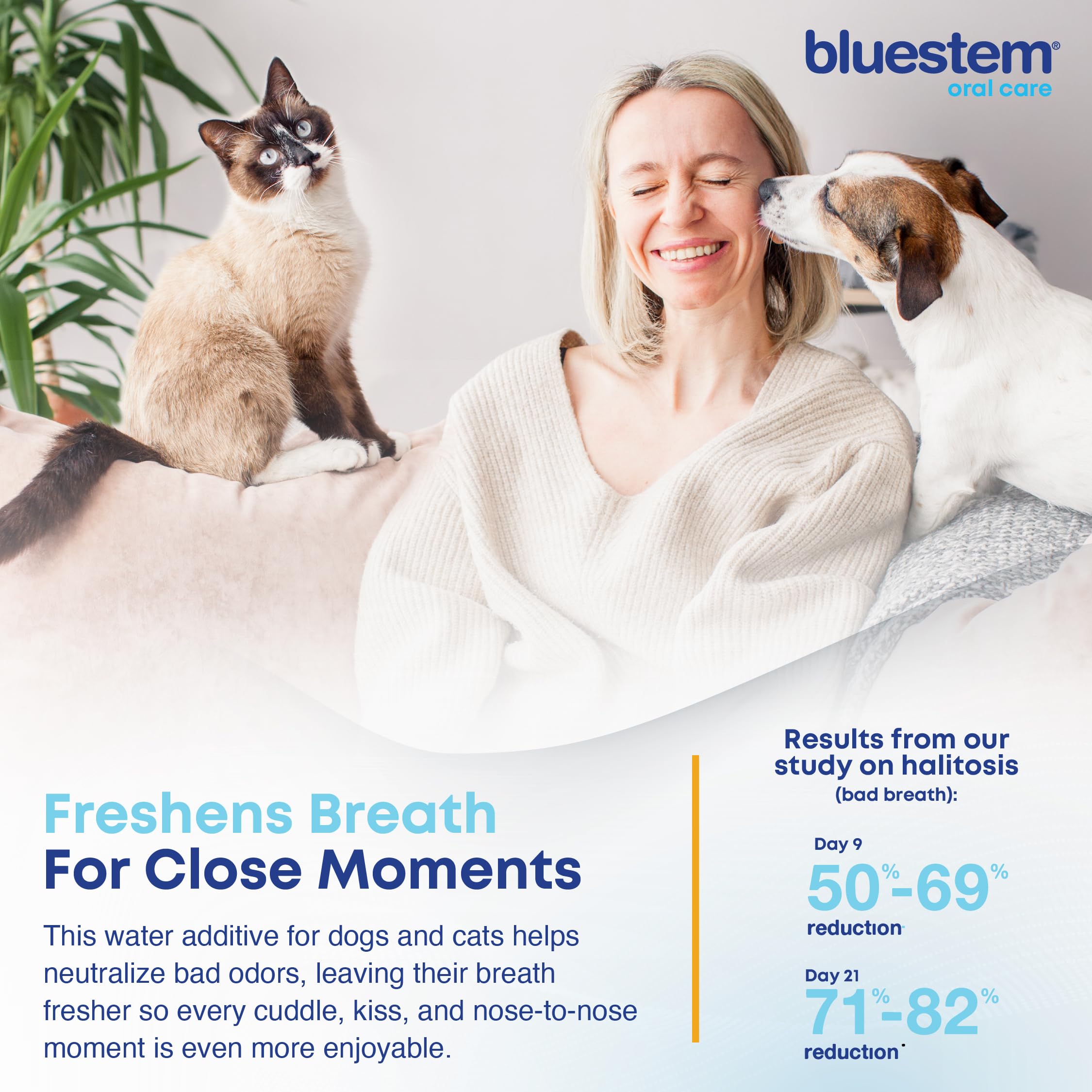 Bluestem Freshens bouteille saveur poulet, aide potentielle à une haleine agréable