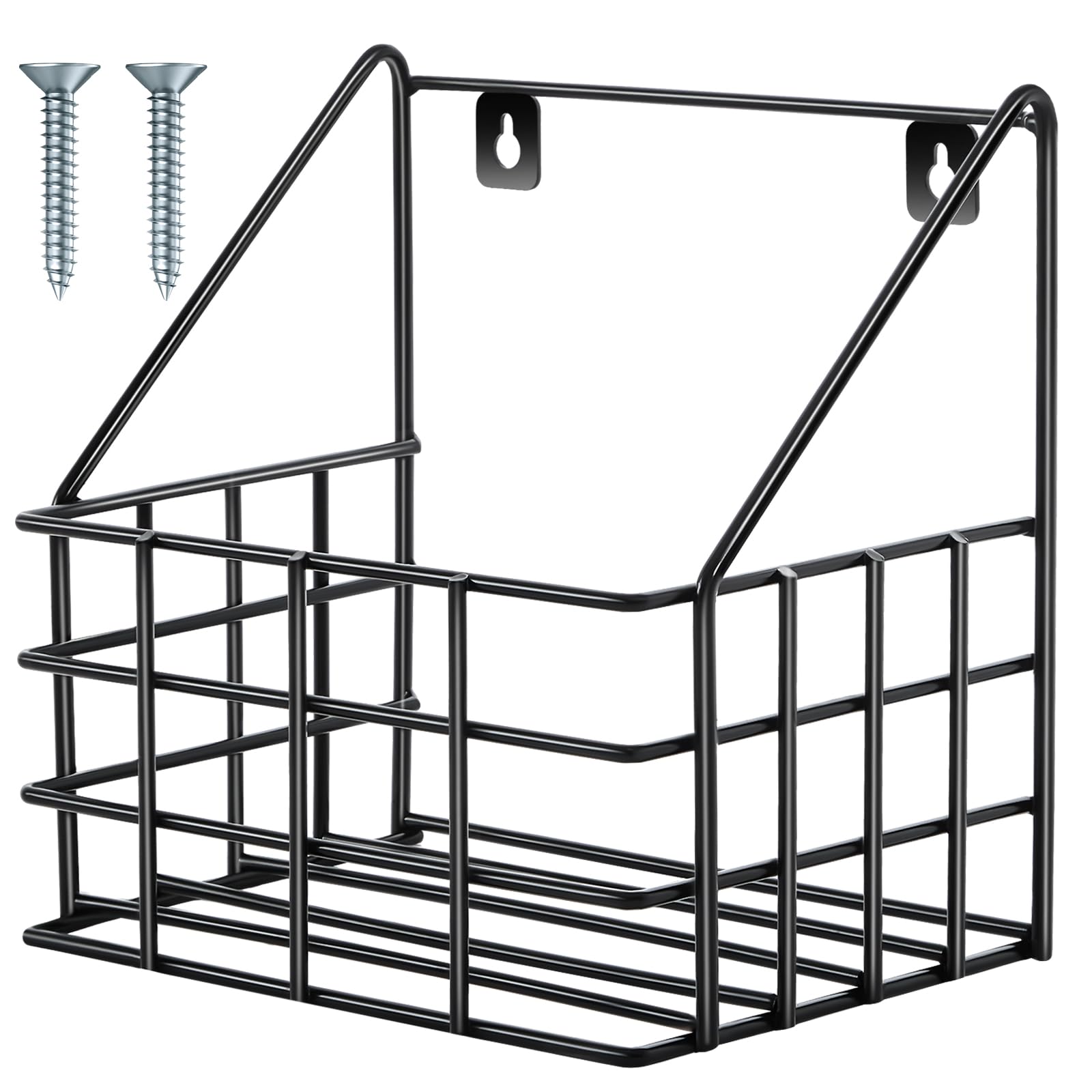 Blulu organisateur d'écurie avec paniers mur grand pour rangement pratique.