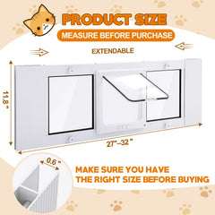 Porte chat Blulu, fermeture magnétique et retour automatique.