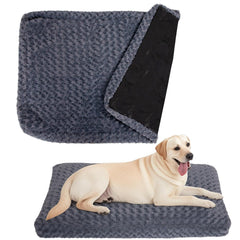 BLVOTKRO housse-lit chien en fourrure rose velours, toucher ultra-doux.
