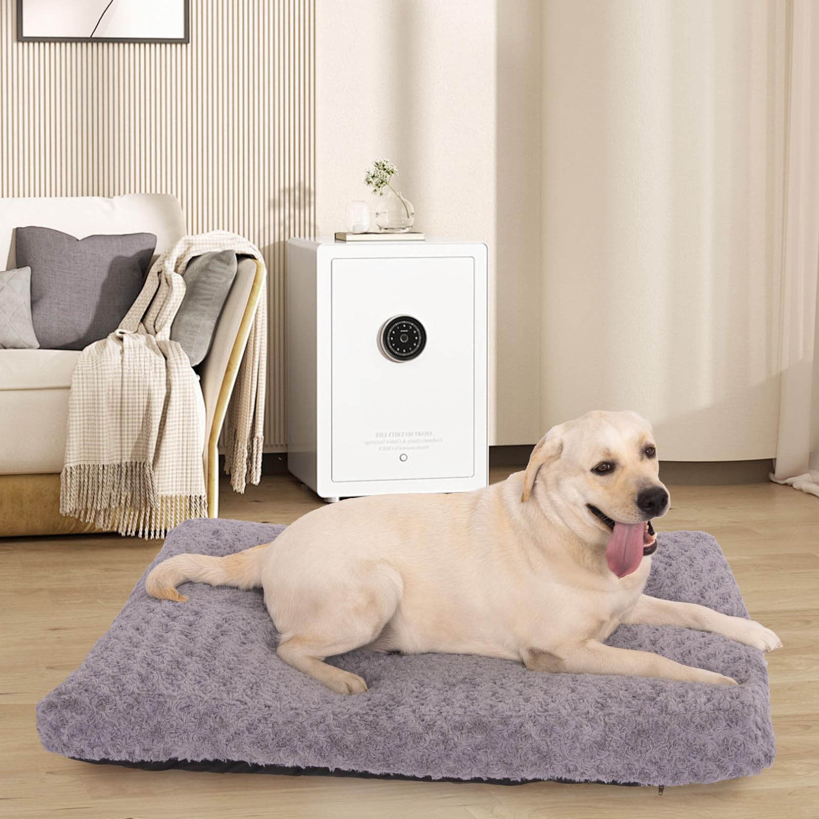 BLVOTKRO housse lit chien lavable en machine: nettoyage facile et rapide.