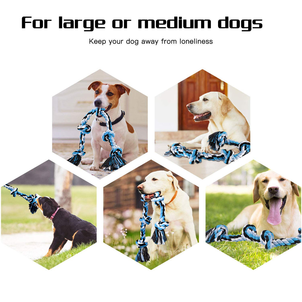 Corde durable Bmag pour chiens moyens et grands, mesure 3 pieds.