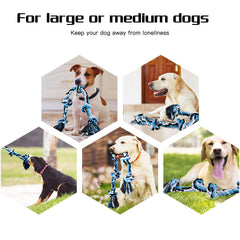 Corde durable Bmag pour chiens moyens et grands, mesure 3 pieds.