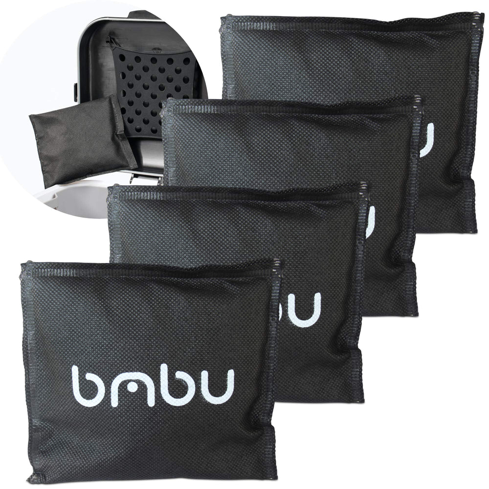 bmbu sac charbon bambou lot 4 neutralise les odeurs dans les boîtes.