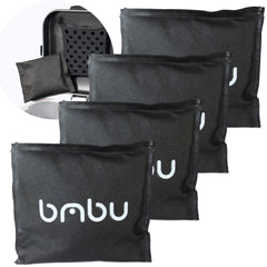 bmbu sac charbon bambou lot 4 neutralise les odeurs dans les boîtes.