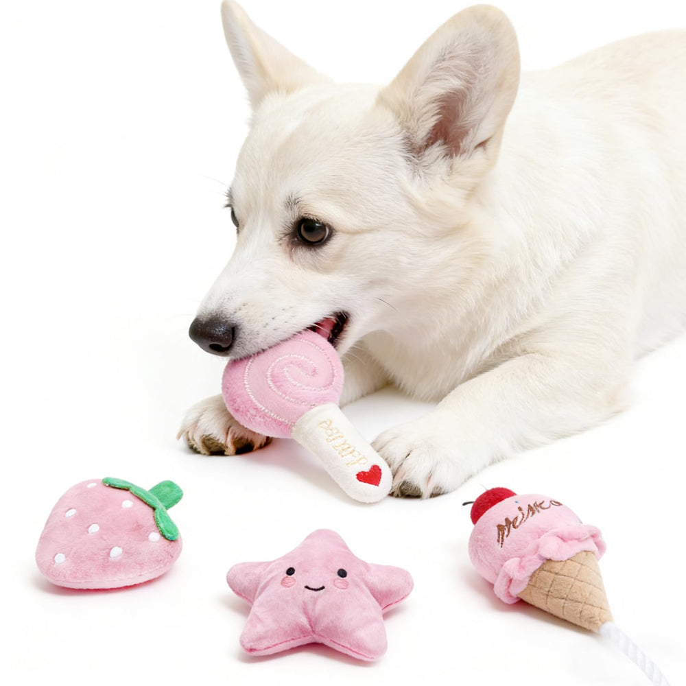 Lot rose BMLTAQ pour petits chiens, cadeau idéal