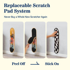 BNEKOLISM tapis-grattage-remplaçable, remplacez le tapis sans changer la planche.