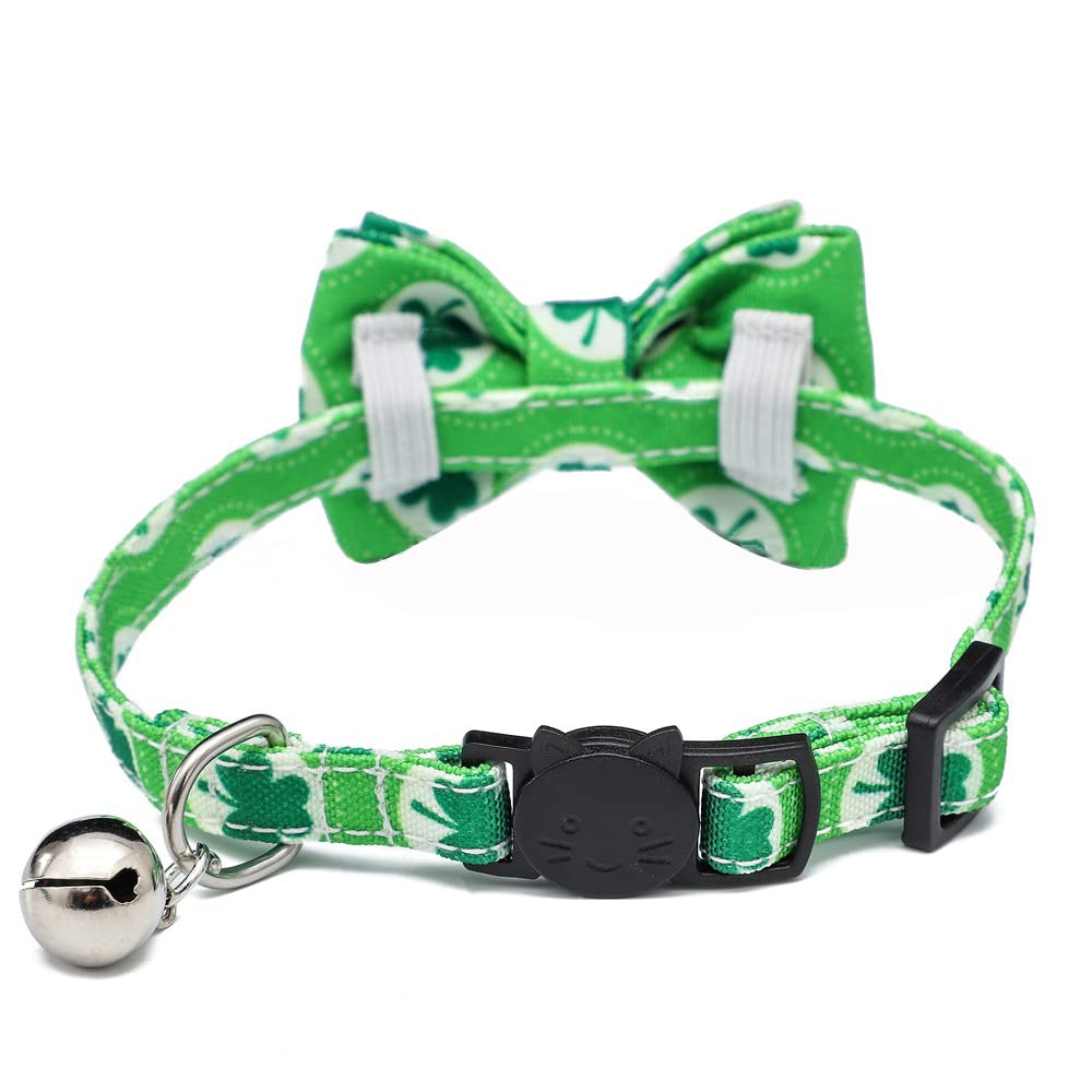 Bnibol collier festival Saint Patrick motif trefle et plaid tendance.