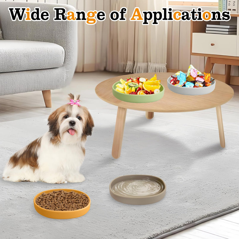 BNOSDM assiette silicone polyvalente, peut servir de plat décoratif ou service.
