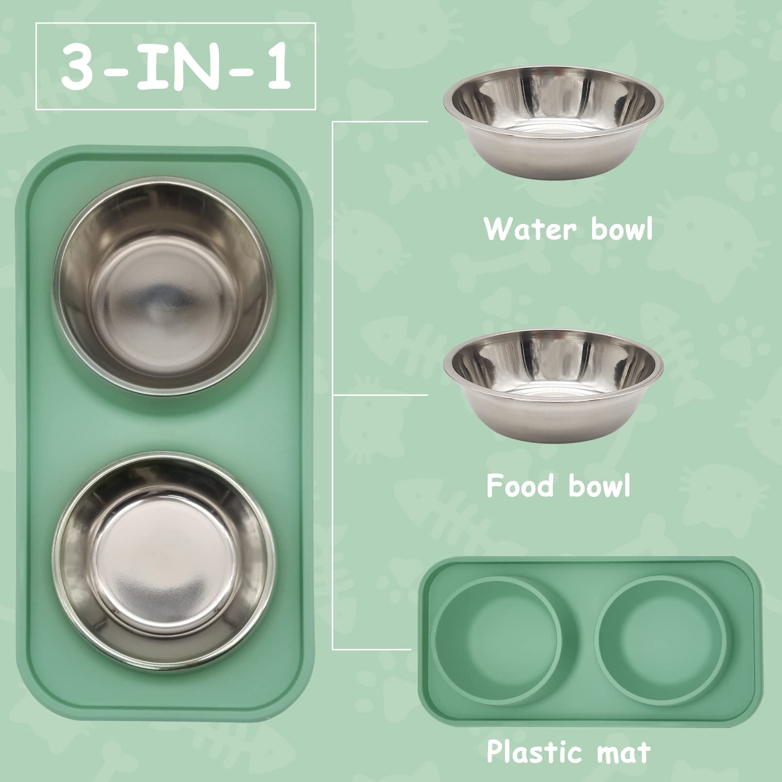 BNOSDM base en plastique stable, plateau anti-débordements pour sols propres.