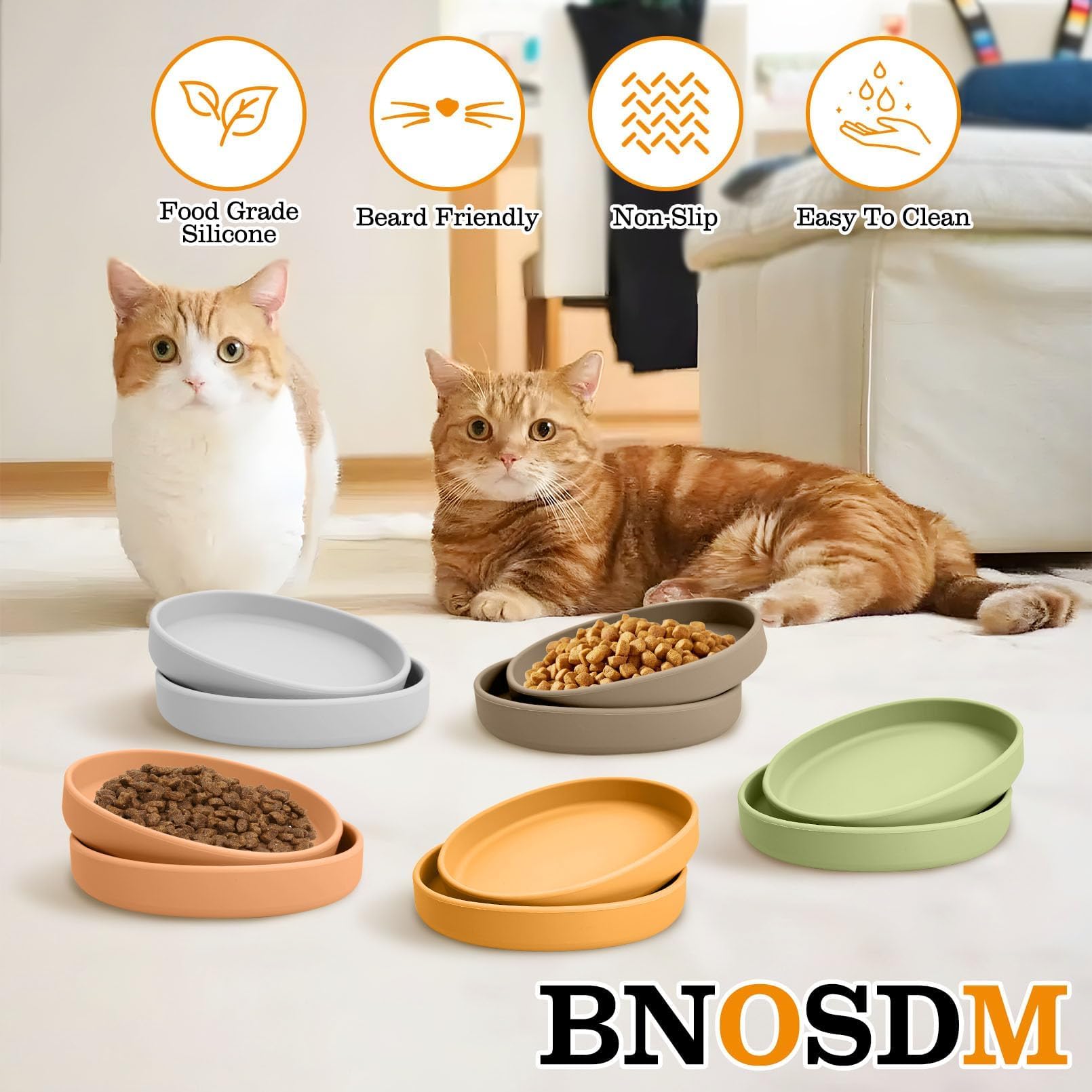 BNOSDM bol silicone usage interieur et exterieur, pratique pour petits animaux