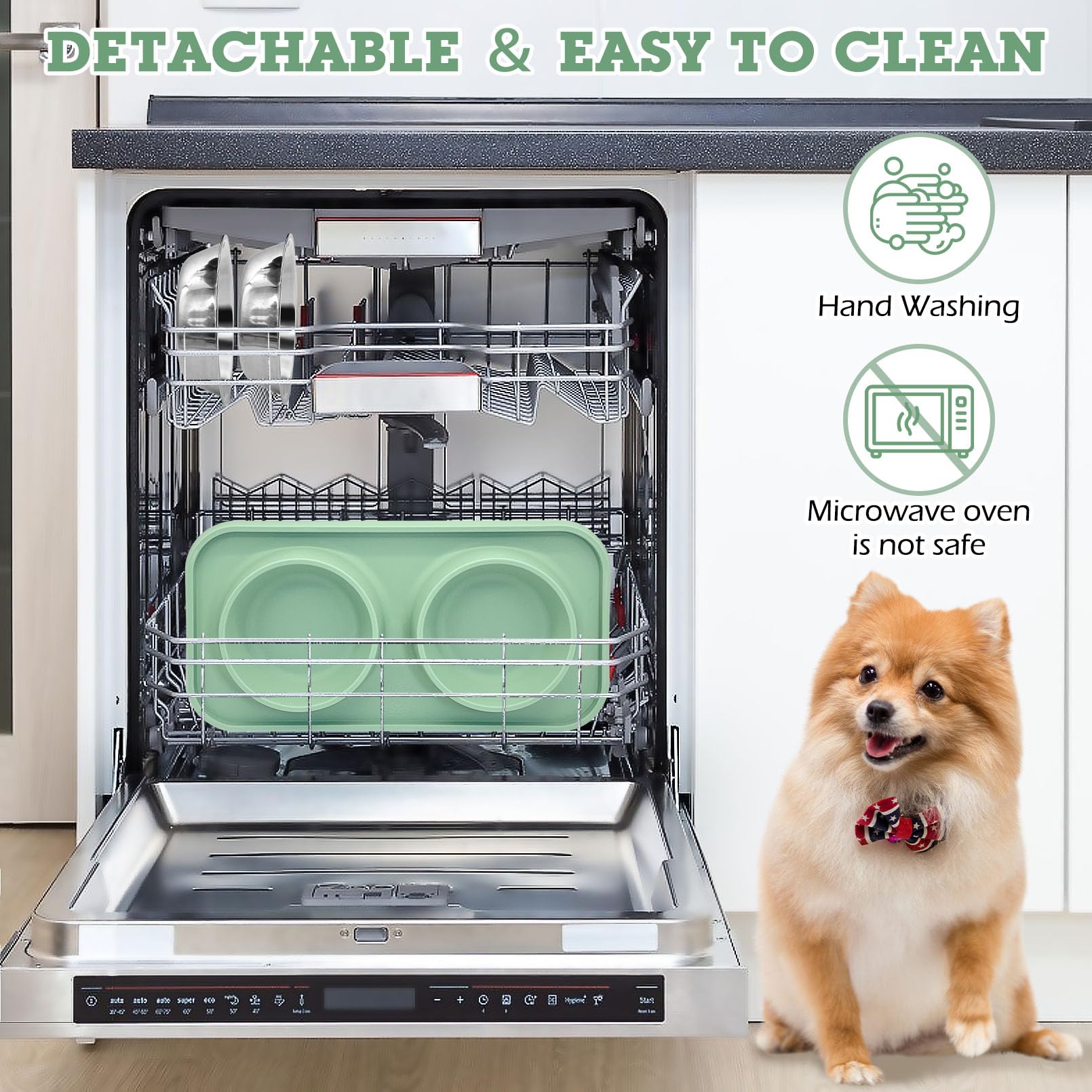 BNOSDM bols de 14 onces, capacité adaptée pour petits chiens et chats.