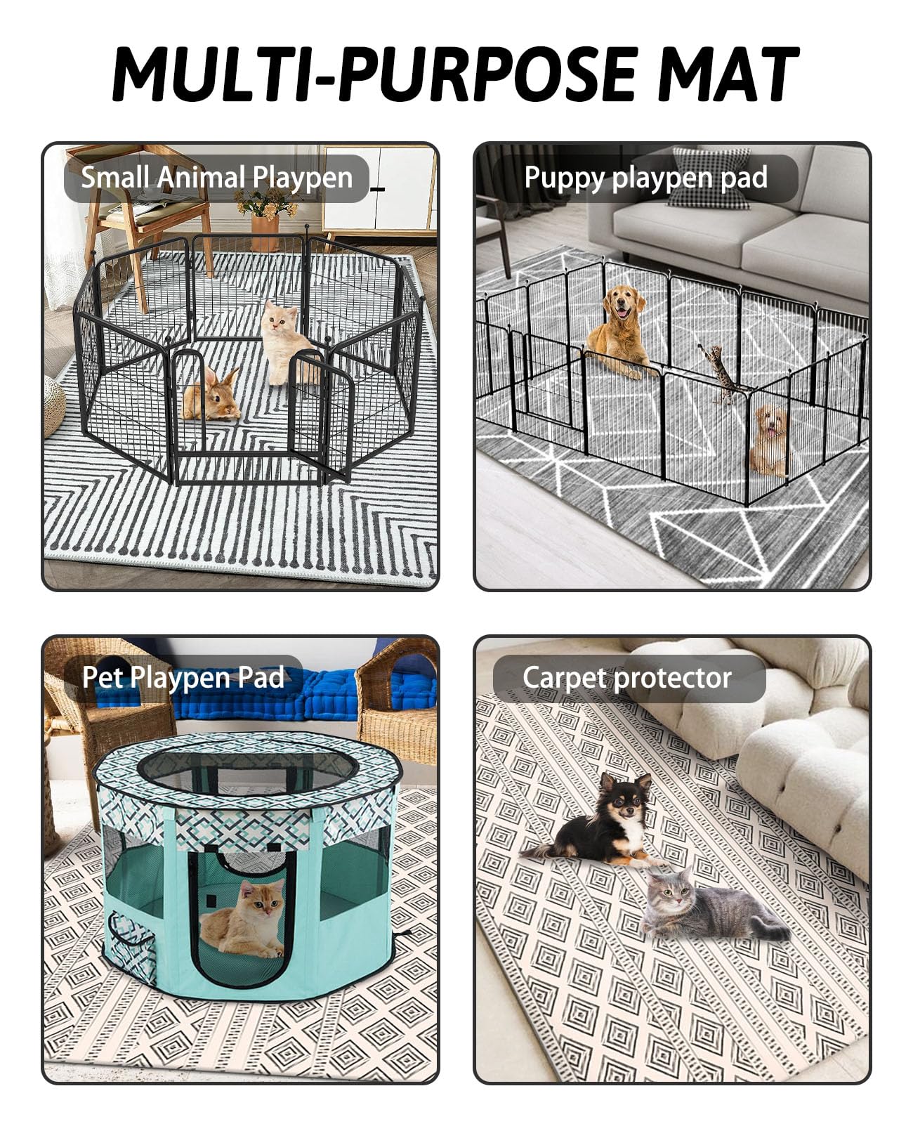 BNOSDM tapis lavable en machine: nettoyage facile et réutilisation répétée.