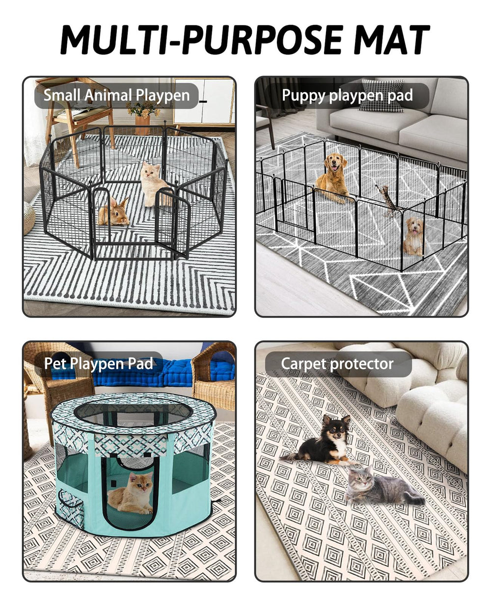 BNOSDM tapis lavable en machine: nettoyage facile et réutilisation répétée.