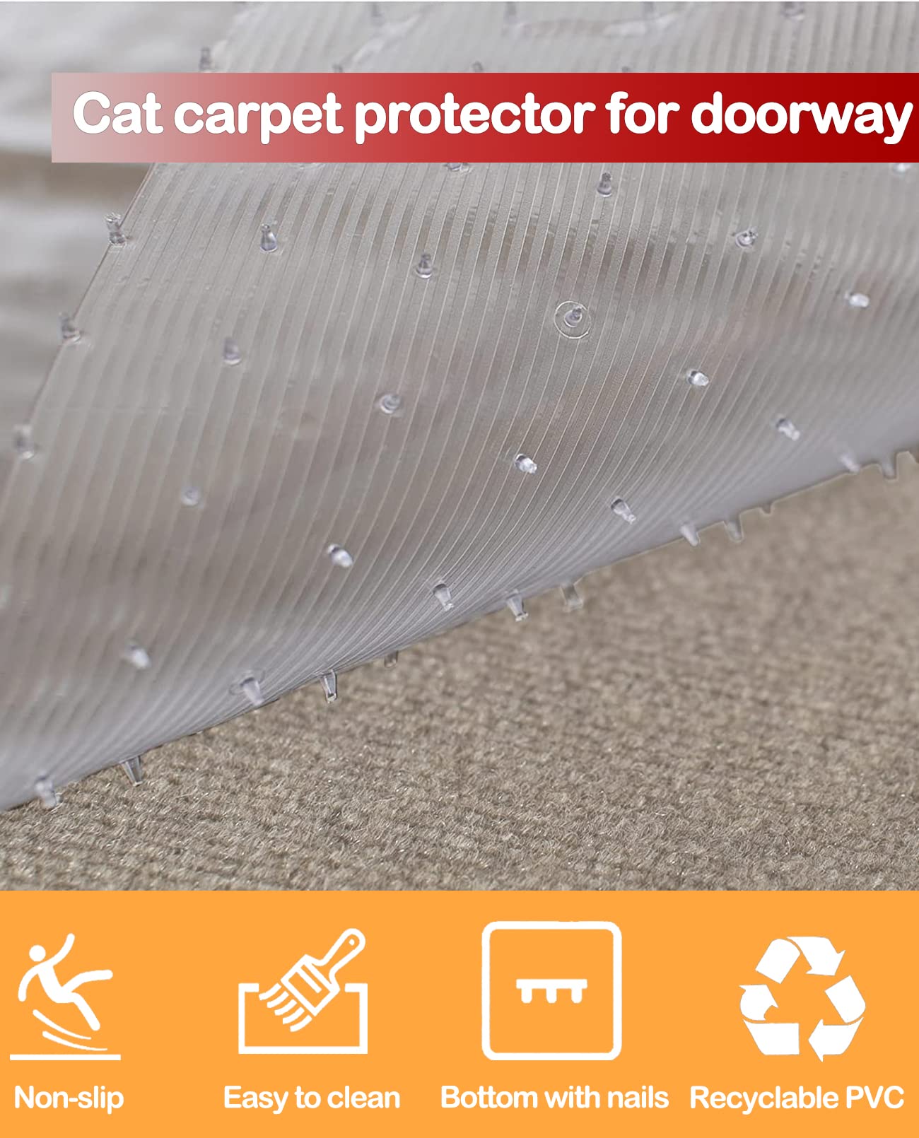 BNOSDM plastique durable PVC: protection longue durée contre l'usure et les griffures.