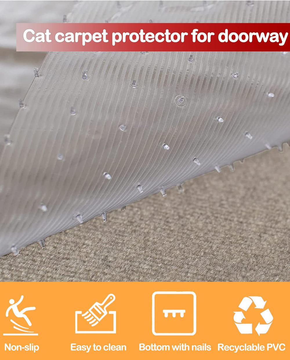 BNOSDM plastique durable PVC: protection longue durée contre l'usure et les griffures.