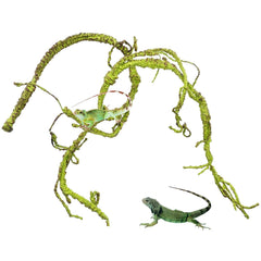 BNOSDM Reptile Jungle Vine, branche-flexible-terarium, pour une escalade naturelle.