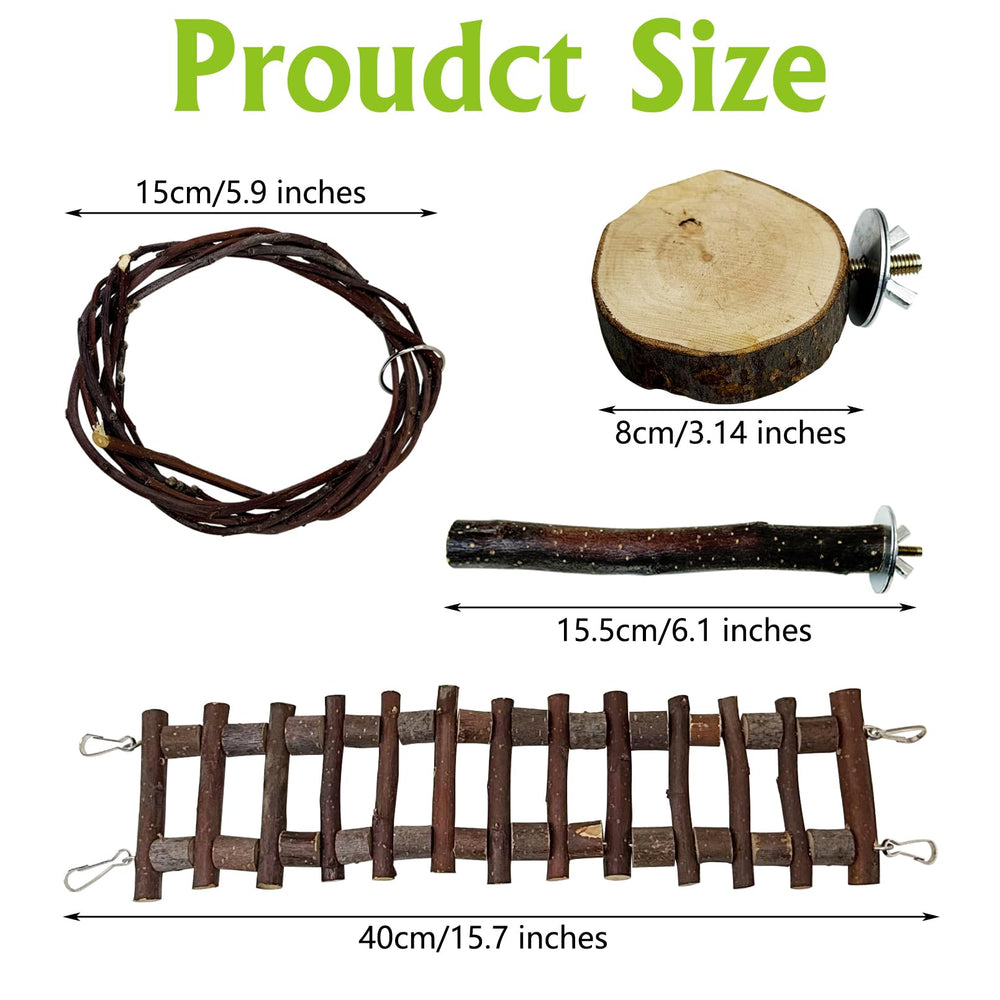 BNOSDM Sugar Glide : ensemble naturel pour cages variées et enrichissement.
