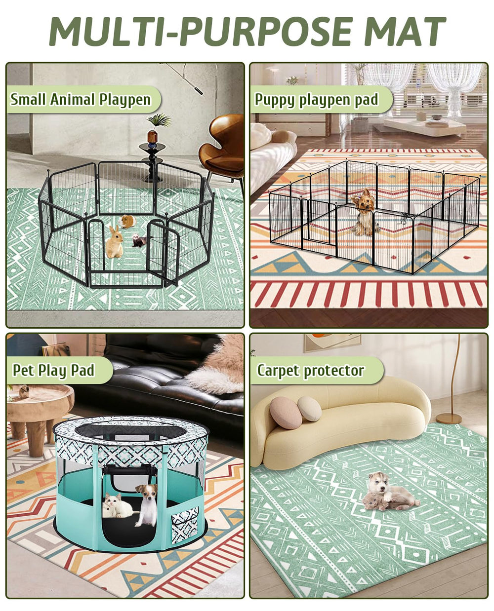 BNOSDM tapis chenil-chat-decoration — décor et zone de repos pour animaux.