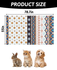 BNOSDM tapis-lapin-antidérapant-dos, base stable sur le sol.