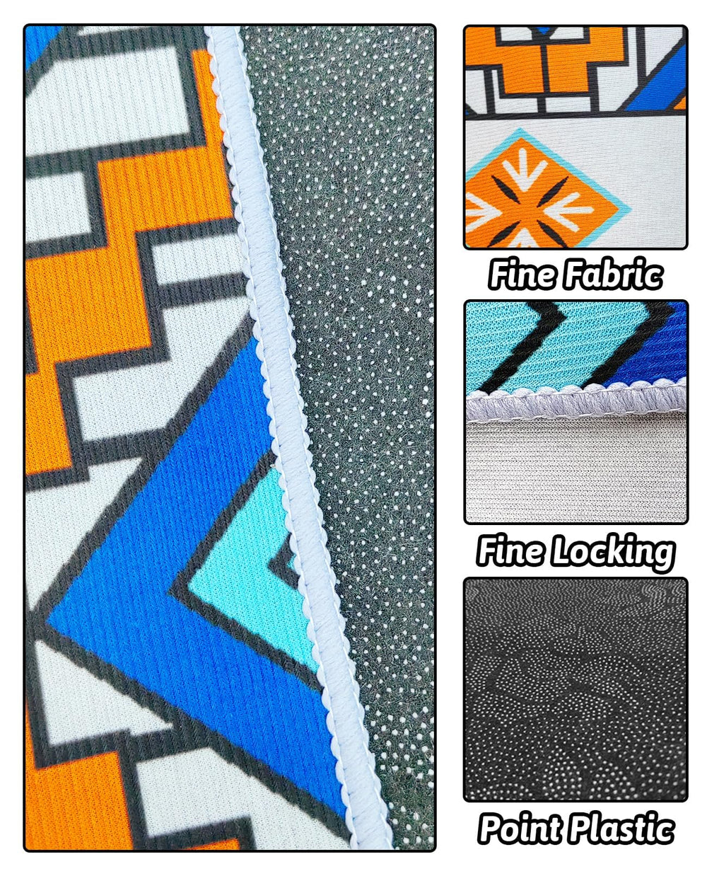 BNOSDM tapis-lapin-texture-douce, confort doux.