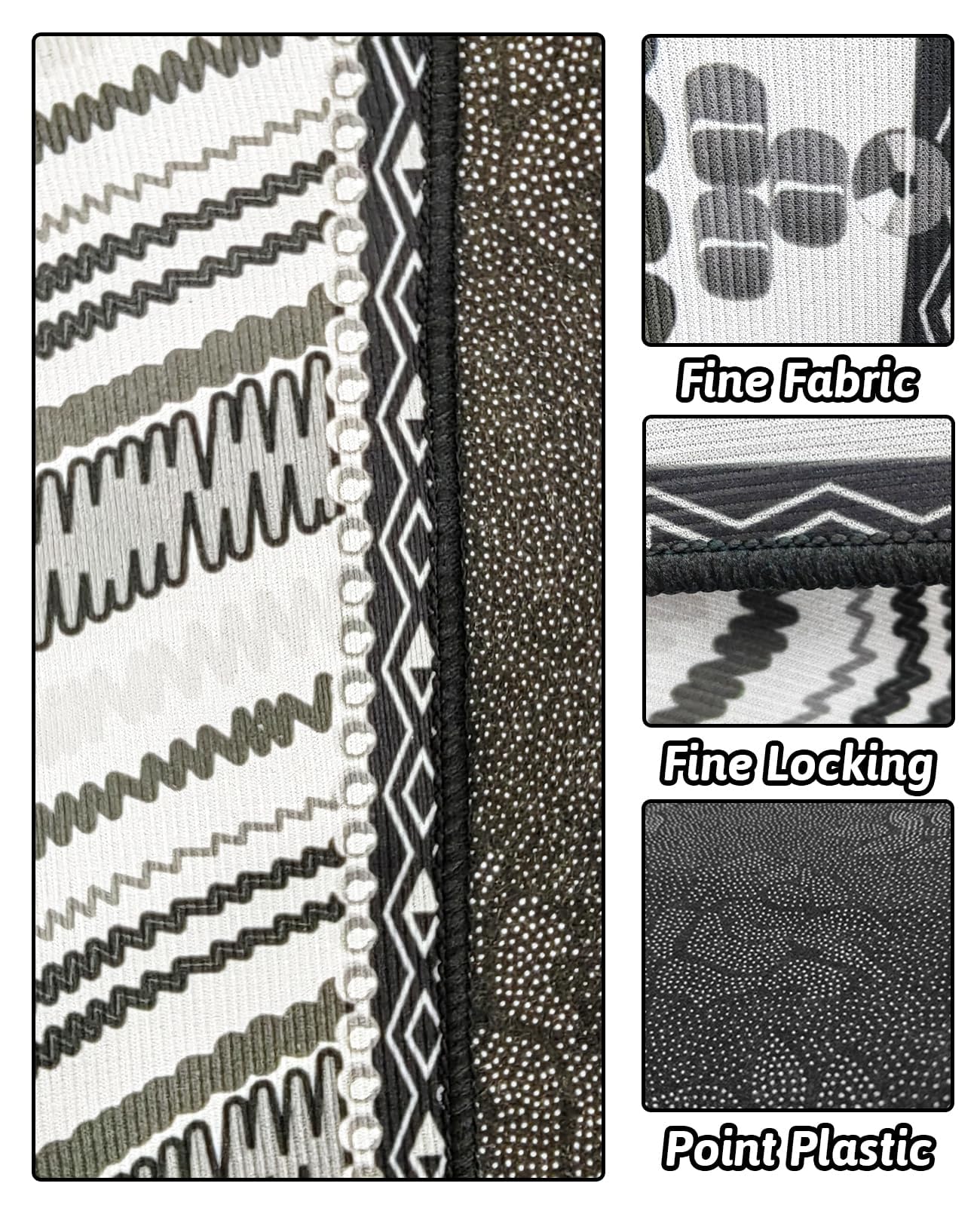 BNOSDM tapis lavable grand usage reutilisable