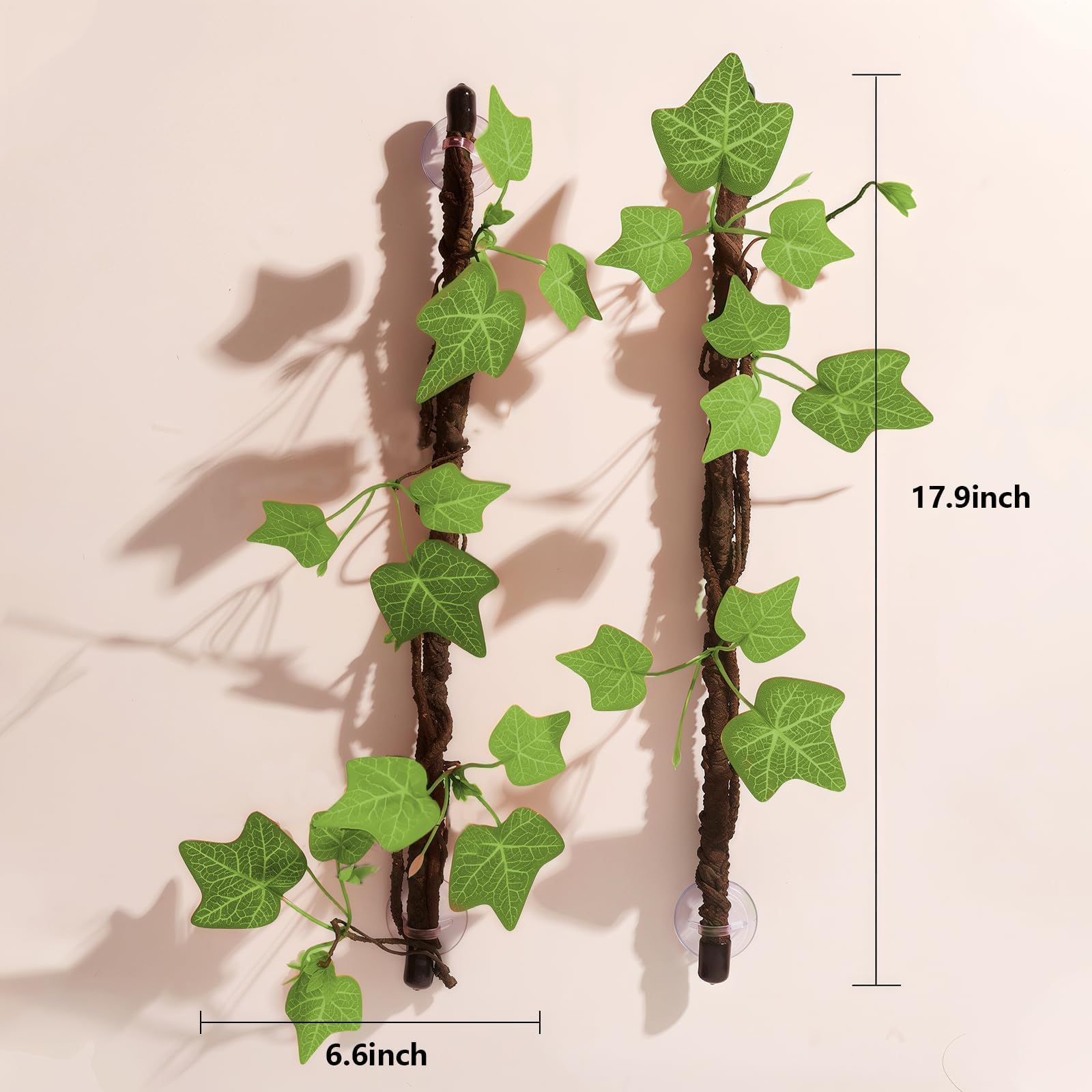 BNOSDM vigne artificielle pour terrarium, décor durable et facile à intégrer.