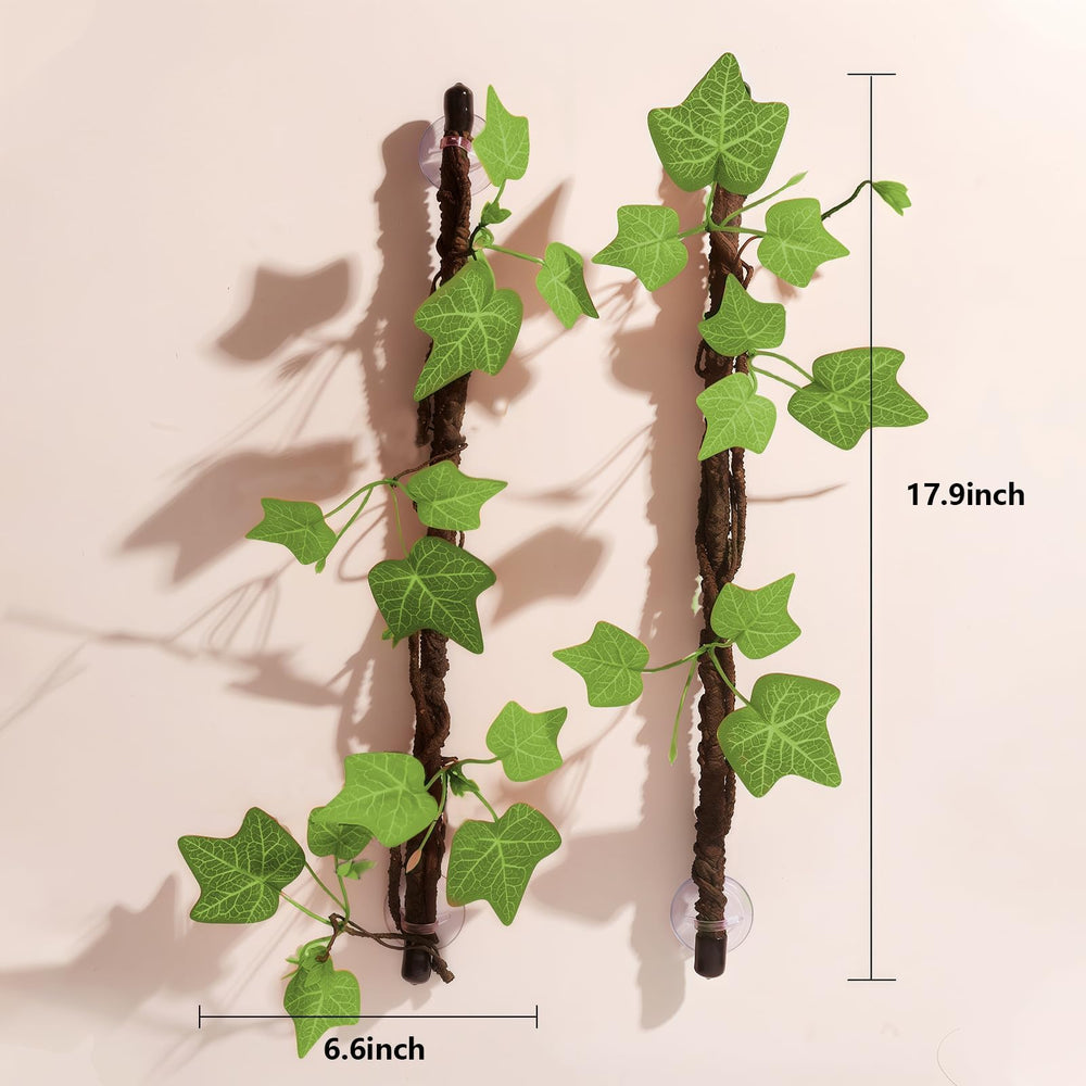 BNOSDM vigne artificielle pour terrarium, décor durable et facile à intégrer.