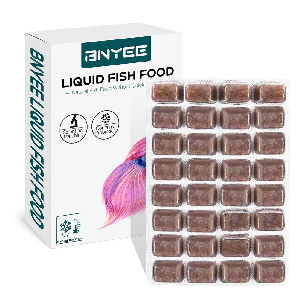 BNYEE alimentation liquide poissons alevins: repas rapide et naturel.