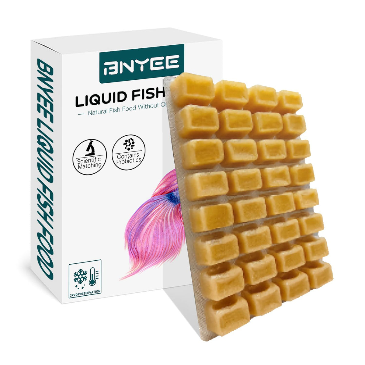 BNYEE Liquide Daphnies non-vivantes, versement bouteille pour nourrissage précis.