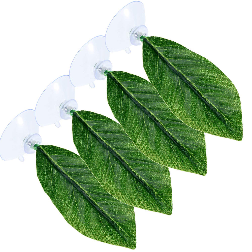 Boao Betta feuille hamac détail motif réaliste: décor vivant pour le bac.