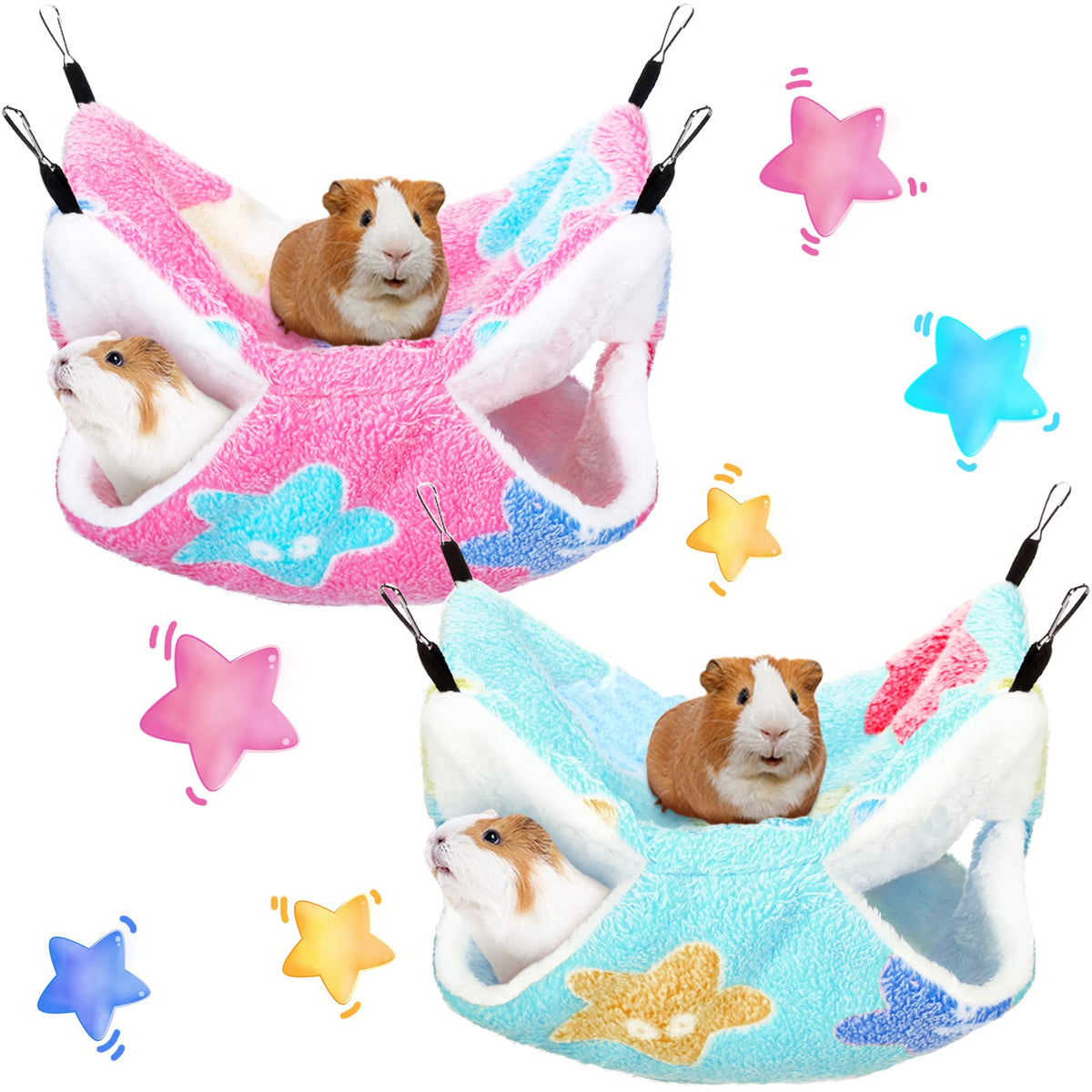 Hamac Boao pour petits animaux en tissu doux, repos confortable.