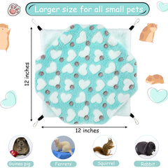 Hamac Boao rose poudre, fixation facile et pratique pour cage.
