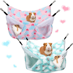 Hamac Boao pour petits animaux, vert menthe, repos douillet dans la cage.