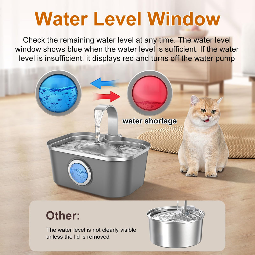 BoBo&Dragon fontaine inox, filtration en 6 étapes pour eau plus pure