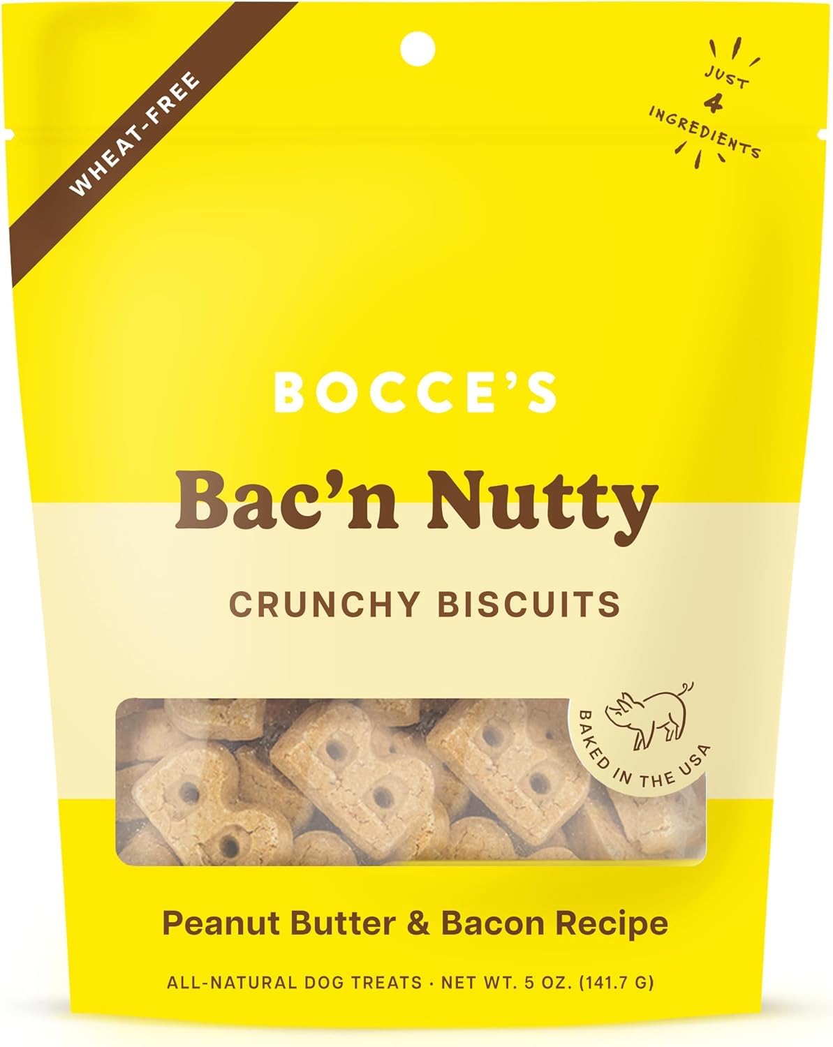 Friandise Bocce's Bac-nutty, trois ingrédients et calories modérées