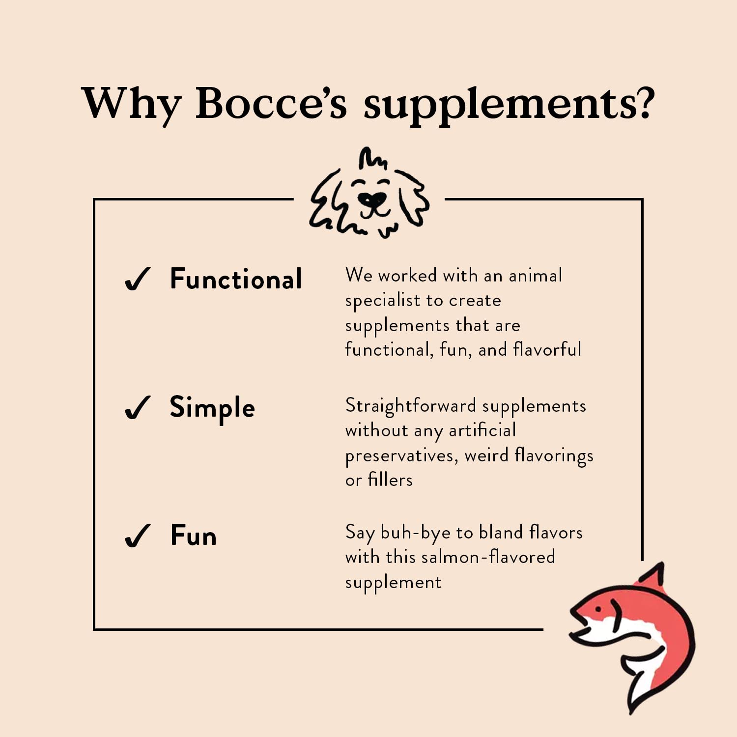 Bocce's Bakery bienfaits peau-poil: routine simple pour chiens actifs