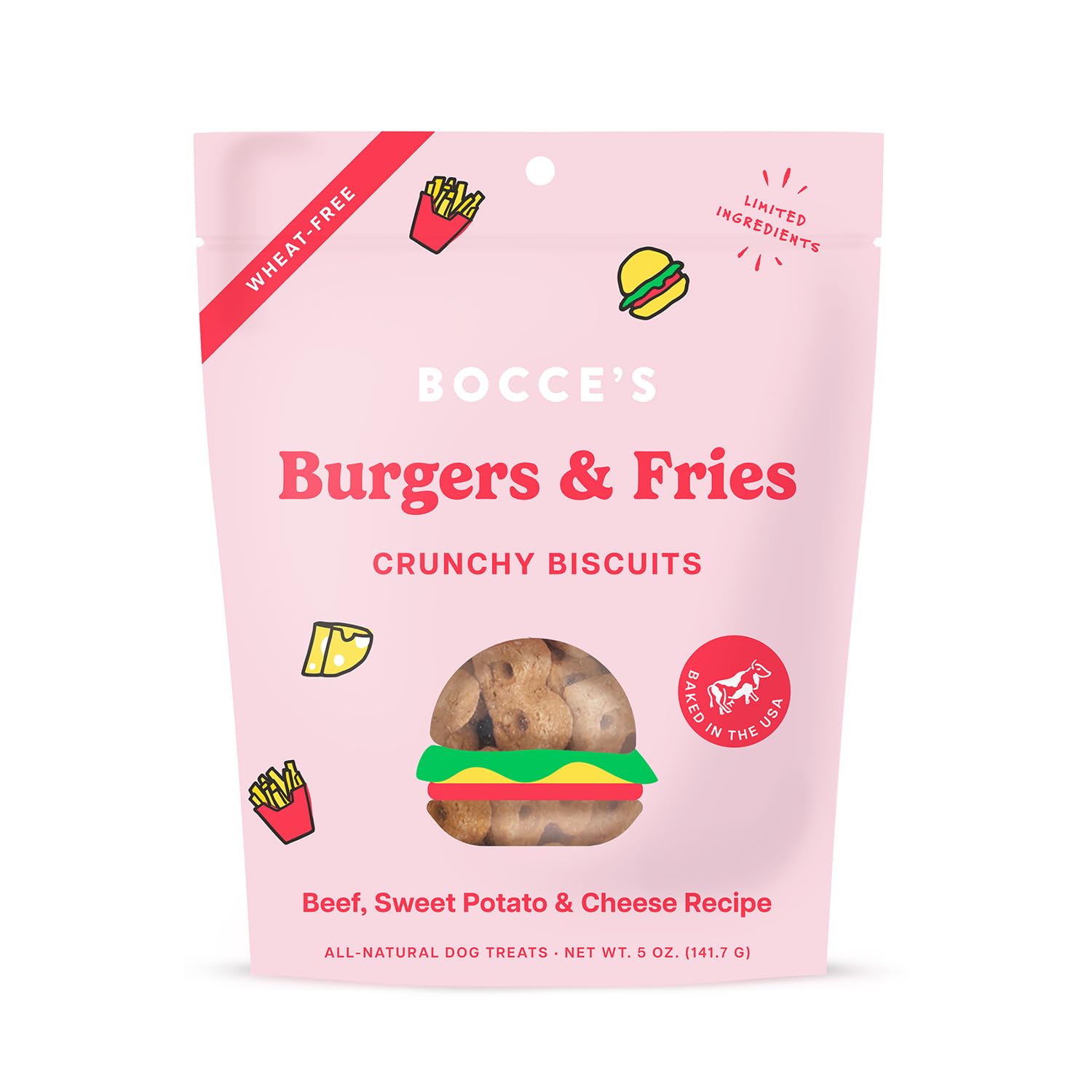 Friandises Bocce's Bakery piscine: biscuits croquants pour chien.