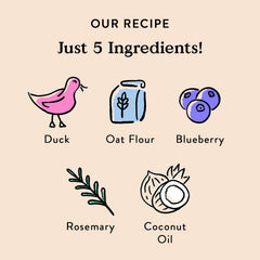 Bocce’s Bakery – biscuits sans gluten au canard et myrtille, digestes et savoureux.