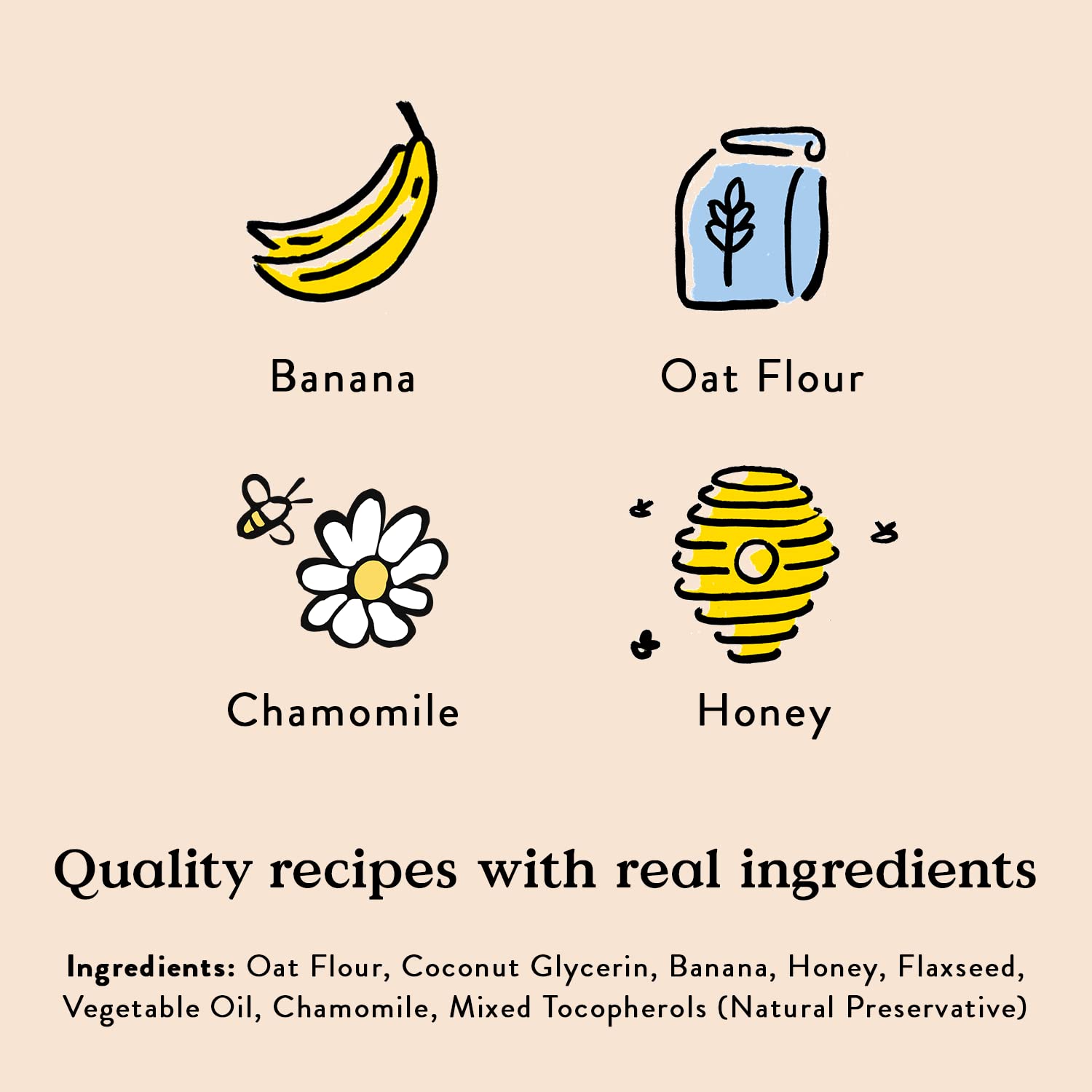 Gros plan sur les croquettes moelleuses - saveur banane et miel.