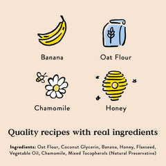 Gros plan sur les croquettes moelleuses - saveur banane et miel.