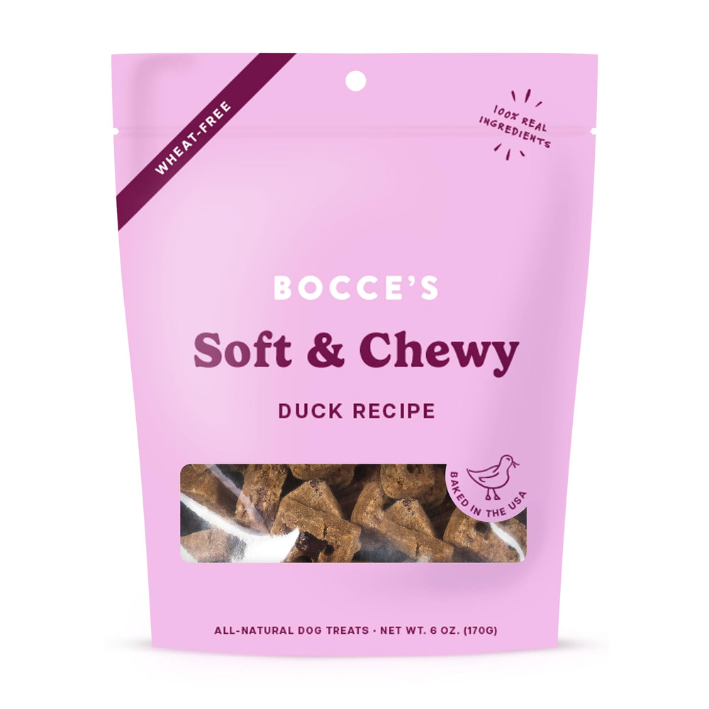 Bocce's Bakery bouchée moelleuse B au canard, idéale pour chiens sensibles