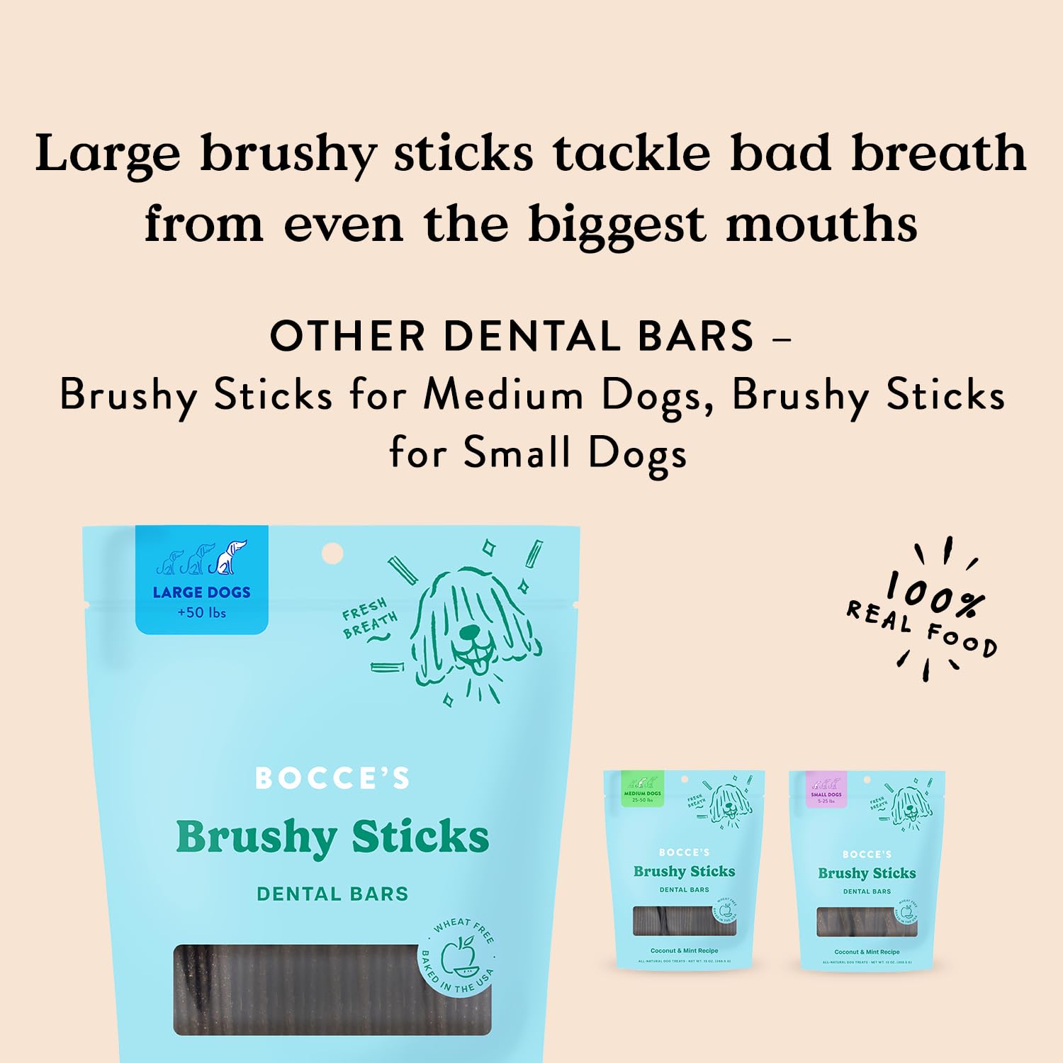 Fabriqué aux États‑Unis avec des ingrédients simples et locaux chez Bocce’s Bakery