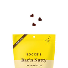 Bocce’s Bac’n Nutty, friandise beurre de cacahuète et bacon, récompense savoureuse pour l’entraînement.