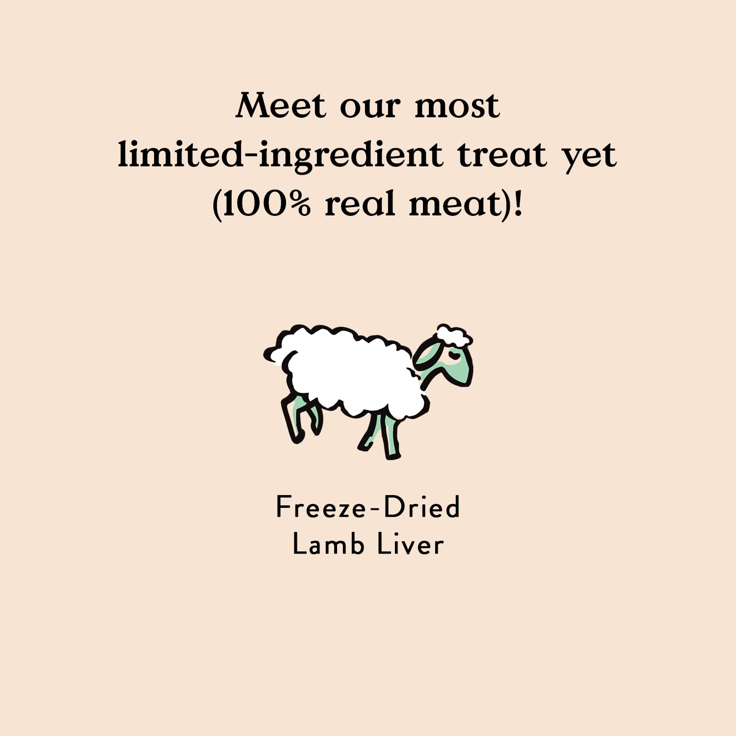 Bocce's Bakery – morceau de foie d'agneau séché, riche en protéines pour chien.