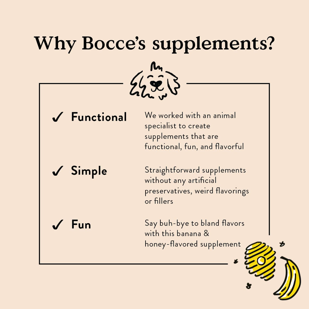 Sans blé, maïs et soja, ingrédients simples et naturels Bocce's.